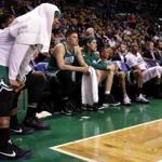 Boston, MA - 4/05/2017 - (4th quarter) Boston Celtics guard Isaiah Thomas (4) and the Boston starters had plenty of time to watch from the bench as the Cavaiers blew out the Celtics taking a 114-91 victory at TD Garden tonight. The Boston Celtics host the Cleveland Cavaliers at TD Garden. - (Barry Chin/Globe Staff), Section: Sports, Reporter: Adam Himmelsbach, Topic: 06Celtics-Cavaliers, LOID: 8.3.2109601529.