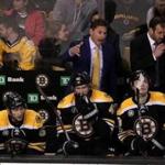 Boston, MA - 4/08/2017 - (3rd period) Boston Bruins Interim head coach Bruce Cassidy and the Bruins are limping into the playoffs. The Boston Bruins host the Washington Capitals in the regular-season finale at TD Garden. - (Barry Chin/Globe Staff), Section: Sports, Reporter: Fluto Shinzawa, Topic: 08Capitals-Bruins, LOID: 8.3.2114921359.