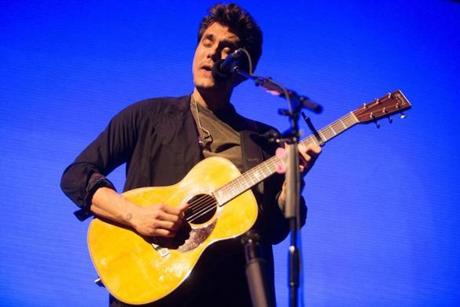 John Mayer performed Sunday at TD Garden.
