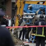 Boston Mayor Martin Walsh visited the scene of the Dartmouth Street trench collapse in October. 