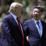 President Donald Trump, left, and Chinese President Xi Jinping.
