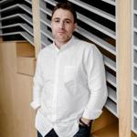 Stewart Butterfield, Slack's chief executive, at the messaging app's headquarters in San Francisco, Feb. 7, 2017. Slack is the classic Silicon Valley accidental success: Born three years ago, with roots in a failed video game, the messaging software is now used by five million people. (Carlos Chavarria/The New York Times)