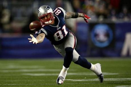 Aaron Hernandez was 23 years old when he played his last game for the Patriots, a 9-catch, 83-yard performance in an AFC Championship Game loss to the Ravens.
