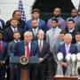 The Patriots attended a White House ceremony on Wednesday.