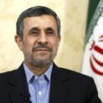 FILE- In this April 15, 2017, file photo, former Iranian President Mahmoud Ahmadinejad gives an interview to The Associated Press at his office in Tehran, Iran. Iranian state TV said Thursday, April 20, that the body charged with vetting candidates has disqualified former hard-line President Mahmoud Ahmadinejad from running in next month's presidential election. (AP Photo/Ebrahim Noroozi, File)