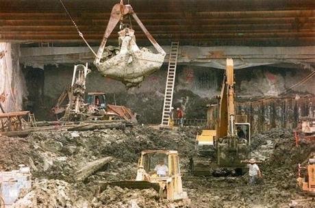 Construction of the Ted Williams Tunnel was underway in 1994. 
