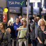 Stress levels for airline passengers begin to rise at the security checkpoints.