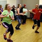 Marco Belluardo-Crosby leads his Dance Jam class on Sunday morning, March 19, 2017, at the Lynch van Otterloo YMCA, located in Marblehead. Mark Lorenz for The Boston Globe