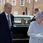 epa05943901 Britain's Queen Elizabeth II (R) and Prince Philip, Duke of Edinburgh attend the Order of Merit service at Chapel Royal in St James's Palace, in London, Britain, 04 May 2017. The Duke of Edinburgh, 95, will stand down from royal public events as of from autumn 2017, it was announced on 04 May. The Queen will continue to carry out royal public engagements as usual. EPA/STRINGER UK OUT NO SALES