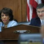 Representative Jeb Hensarling (right) pushed for the overhaul of financial rules, saying Dodd-Frank hurt smaller banks and credit unions. However, Representative Maxine Waters (left) called the bill ?rotten to the core.?