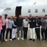Scott Zolak tweeted this photo of all three Patriots quarterbacks and friends on May 5.