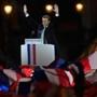 Emmanuel Macron addressed supporters Sunday at the Louvre in Paris after he was elected France?s president.
