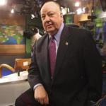 Roger Ailes, at Fox News studios in New York in 2002, died Thursday at 77.