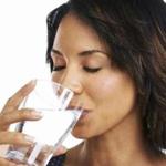 Dehydration can zap energy. To compensate, drink regularly during the day.
