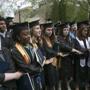 Notre Dame students walked out of the commencement ceremony in opposition to the Trump administration?s policies as Vice President Mike Pence was introduced at Notre Dame Stadium on Sunday.