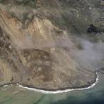 An aerial photo Monday showed a massive landslide along California?s Pacific Coast Highway in Big Sur. 