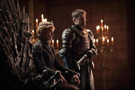 Lena Headey (left) and Nikolaj Coster-Waldau in HBO?s ?Game of Thrones.?

