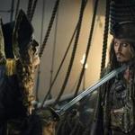 Geoffrey Rush (left) and Johnny Depp in ?Pirates of the Caribbean: Dead Men Tell No Tales,??