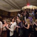 A recent line for the women?s bathroom during an intermission at the Boston Opera House snaked through the lower lobby and up the stairs.