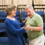 Debra Wise and Gordon Clapp in rehearsal for ?The Midvale High School Fiftieth Reunion.?