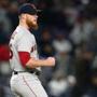 NEW YORK, NY - JUNE 06: Craig Kimbrel #46 of the Boston Red Sox celebrates after defeating the New York Yankees 5-4 at Yankee Stadium on June 6, 2017 in the Bronx borough of New York City. (Photo by Mike Stobe/Getty Images)