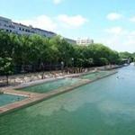 Renderings of swim area being built in Paris.