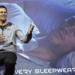 Tom Brady was promoting Under Armour?s ?Athlete Recovery Sleepwear Powered by TB12.?