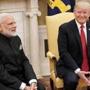 epa06051822 US President Donald J. Trump (R) meets with Indian Prime Minister Narendra Modi (L) in the Oval Office of the White House in Washington, DC, USA, 26 June 2017. EPA/Win McNamee / POOL