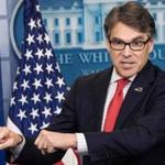 US Energy Secretary Rick Perry speaks at the press briefing at the White House in Washington, DC, on June 27, 2017. / AFP PHOTO / NICHOLAS KAMMNICHOLAS KAMM/AFP/Getty Images