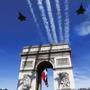 French Republican guards took part in the annual Bastille Day military parade.