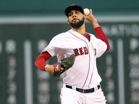 Boston MA 07/16/17 Boston Red Sox starting pitcher David Price delivers a pitch against the New York Yankees during first inning action at Fenway Park. (Matthew J. Lee/Globe staff) topic: reporter: 
