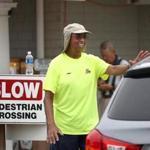 James Mendes was once a landscaping business owner; now he helps out at the parking lot for the Hy-Line ferry in Hyannis, where a wide variety of backgrounds are represented.