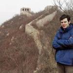 University of Montana student Guthrie McLean on the Great Wall of China. 
