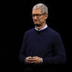 FILE - Apple stock jumped 5% to a record high, beating estimates on earnings and revenue on August 1, 2017. SAN JOSE, CA - JUNE 05: Apple CEO Tim Cook delivers the opening keynote address the 2017 Apple Worldwide Developer Conference (WWDC) at the San Jose Convention Center on June 5, 2017 in San Jose, California. Apple CEO Tim Cook kicked off the five-day WWDC with announcements of a a new operating system, a new iPad Pro and a the HomePod, a music speaker and home assistant. WWDC runs through June 9. (Photo by Justin Sullivan/Getty Images)