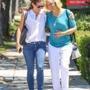Jennifer Garner and Ben Affleck?s mother, Christine Anne Boldt, in Los Angeles on Tuesday.