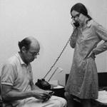Mr. Dudman of the St. Louis Post-Dispatch and Elizabeth Pond of the Christian Science Monitor in Saigon after their release by the Viet Cong in Cambodia in 1970. 