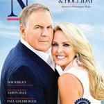 Patriots coach Bill Belichick and girlfriend Linda Holliday on the cover of N Magazine.