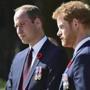 Prince William (left) and Prince Harry spoke of their responses to the death of their mother, Princess Diana.