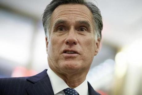 Could Mitt Romney be considering another bid for the US Senate?
