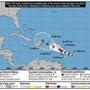epa06210866 A handout graphic made available by National Hurricane Center shows the location and possible track of tropical storm Maria, Atlanic Ocean, 17 September 2017. Tropical storm Maria is expected to reach hurricane strength later today. The storm is forcast to become a category 3 or greater with Puerto Rico and the US Virgin Islands in its path. EPA/National Hurricane Center HANDOUT HANDOUT EDITORIAL USE ONLY/NO SALES