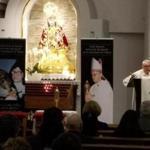 14relics - Father Mario Conte, executive editor of the Messenger of Saint Anthony, preaches while on tour with the relics. He's based out of the Basilica of Saint Anthony of Padua, in Padua, Italy. (Anthonian Assocation)