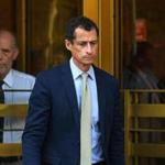 Anthony Weiner left Federal Court in New York on Monday after being sentenced for 21-months for sexting with a 15-year-old girl.