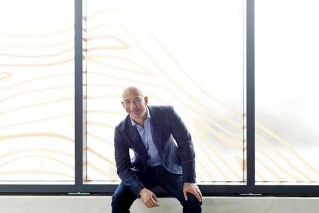 Jeff Bezos, the chief executive officer of Amazon.
