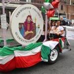 A float by the Order Sons of Italy in America, Winthrop Lodge 2057, was in Boston?s Columbus Day Parade.