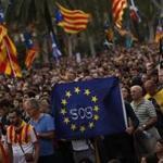 Pro-independence supporters rallied in Barcelona Tuesday. The region?s leader called for dialogue with Madrid.