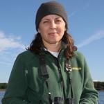  Carolyn Mostello, a biologist with the Massachusetts Division of Fisheries and Wildlife, in Mattapoisett. 
