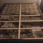 Authorities said a Brazilian man led them to $17.5 million stashed in a box spring.