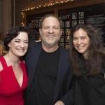 Actress Laura Michelle Kelly, producer Harvey Weinstein, and director Diane Paulus at the opening night of ?Finding Neverland? at the American Repertory Theater.