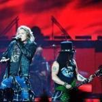 Frontman Axl Rose and Slash at a June Guns N? Roses concert in Stockholm.