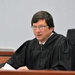Judge Thomas Estes in Eastern Hampshire District Court in Belchertown in May.